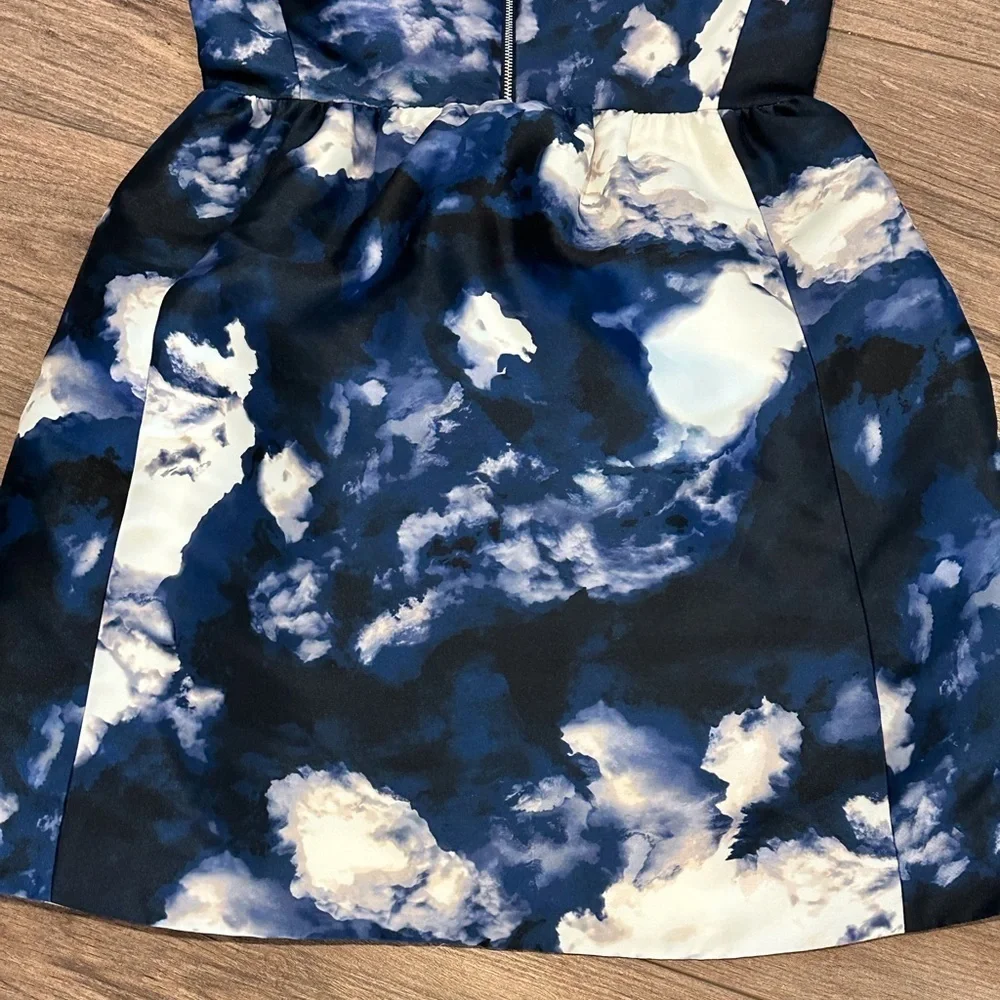 NWOT Kate Spade New York Joss Dress in Blue Dusk and Cloud Size 6